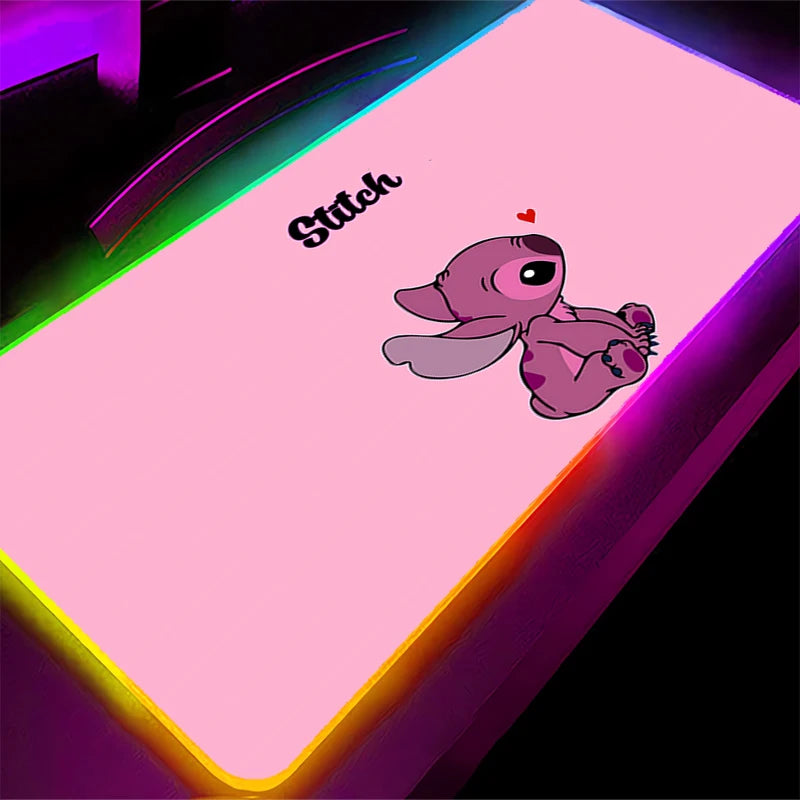 RGB Mouse pad S-Stitchs gaming accessories Office Laptop computer keyboard gamer Designed specifically Backlight LED mousepad