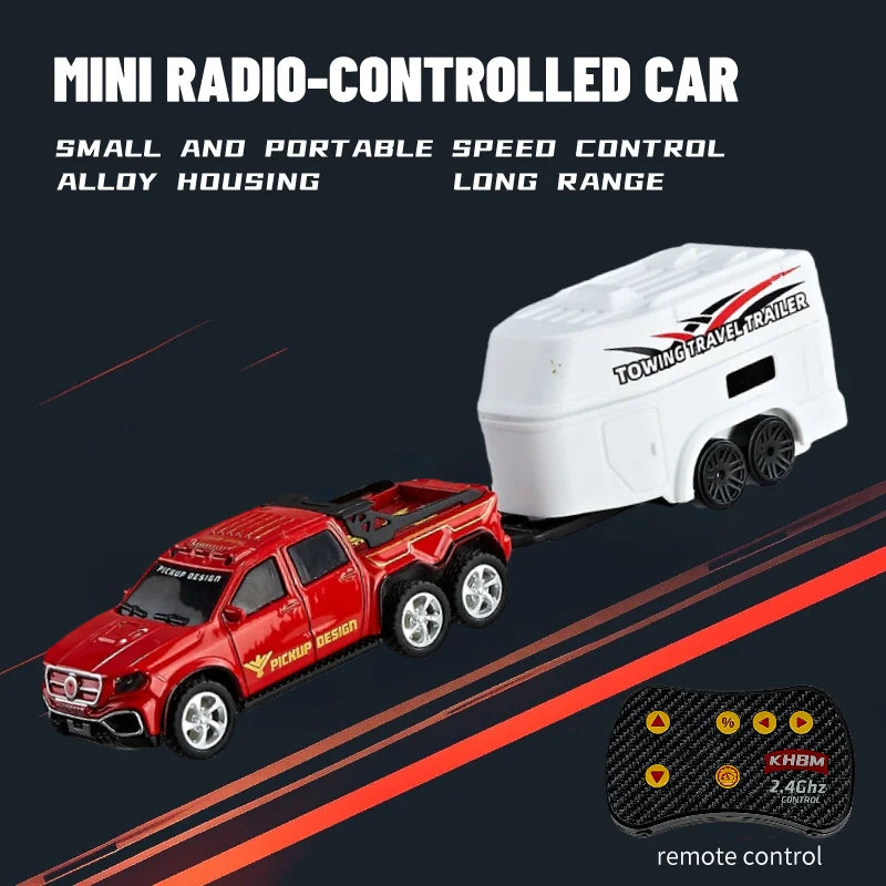 2026 RC Car MINI Alloy 1/64 Upgraded Remote Control Car Convenient to Carry 60 Minutes of Work Time Children's Gifts Toys