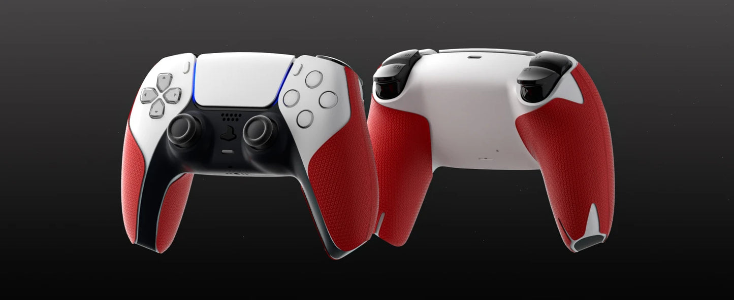 PlayVital Split Design Anti-Skid Soft Hexagonal Diamond Textures Sweat-Absorbent Premium Grip for ps5 Wireless Controller