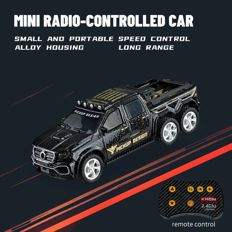 2026 RC Car MINI Alloy 1/64 Upgraded Remote Control Car Convenient to Carry 60 Minutes of Work Time Children's Gifts Toys