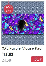 RGB Mouse Pad Mushroom Gaming Desk Mat Celestial Large Mousepad Black Neon Gamer RGB LED Desk Mat Pastel Goth Witchcraft