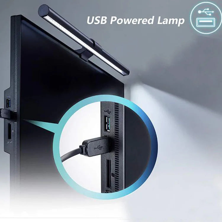 30CM CCT LED Computer Screen Hanging Light Bar Atmosphere Lamp for Work Study Read Gaming Dimming Lighting Monitor Light Bar