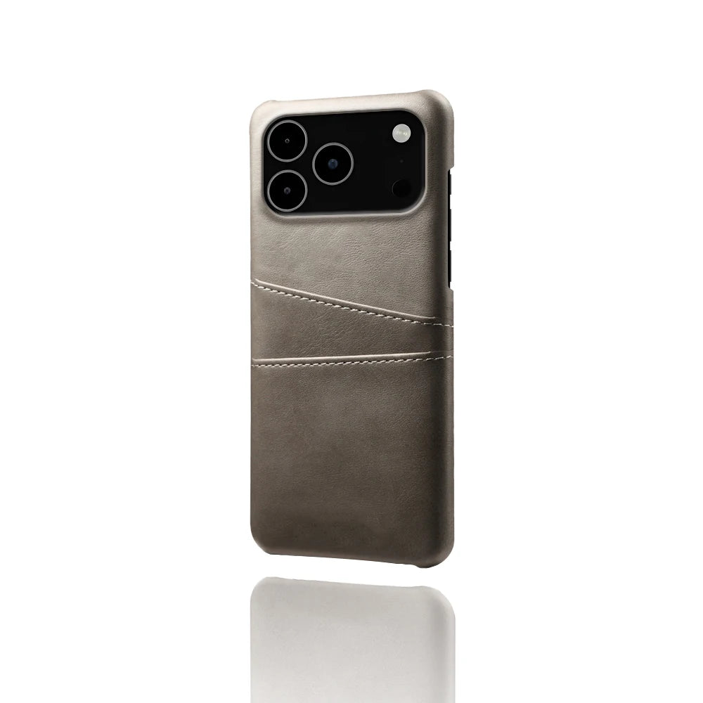 Credit Card Case For iPhone 17 Pro Max 17Air Funda PU Leather Cover For iPhone 17pro Max 17 Air 17promax Capa Coque