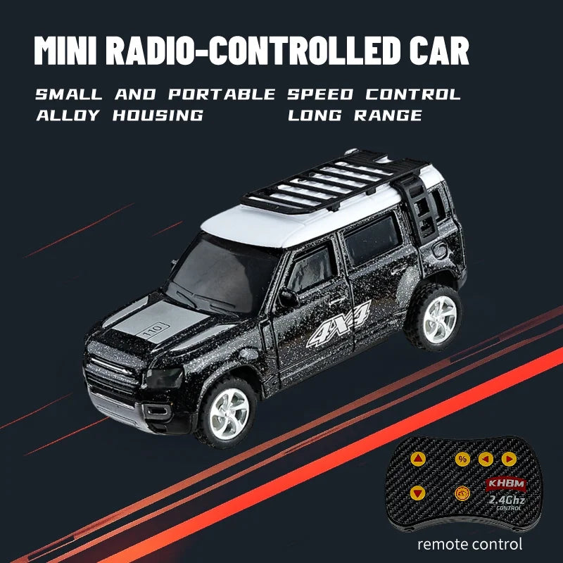 2026 RC Car MINI Alloy 1/64 Upgraded Remote Control Car Convenient to Carry 60 Minutes of Work Time Children's Gifts Toys