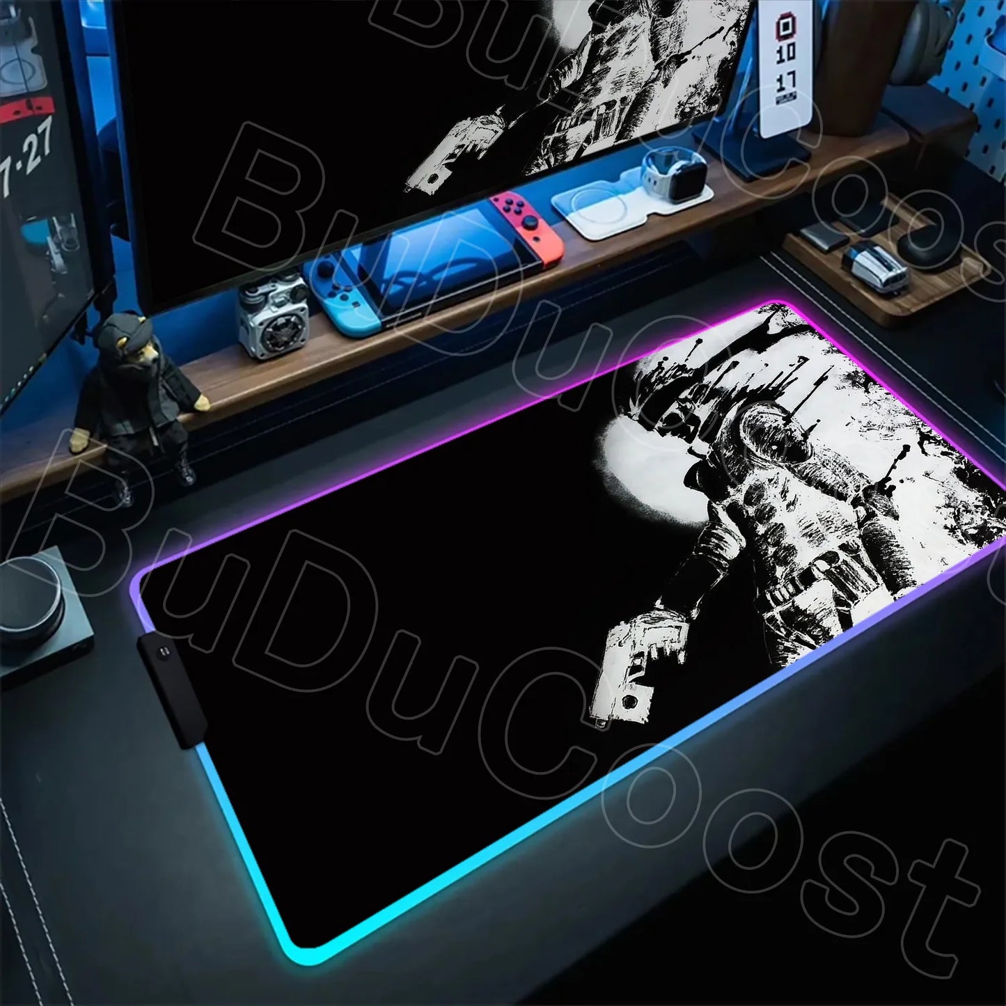 RGB Mouse Pad Metal Gear Solid Mousepad 1200×600mm Computer Keyboard Accessories Non-slip Mat Mice Pad Laptop PC Gaming Desk Mat