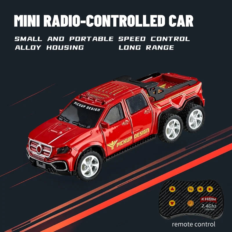 2026 RC Car MINI Alloy 1/64 Upgraded Remote Control Car Convenient to Carry 60 Minutes of Work Time Children's Gifts Toys