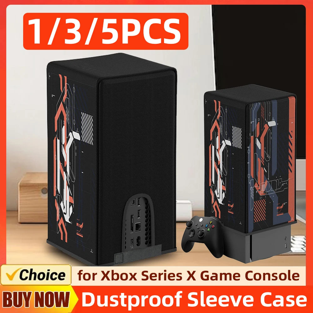 Dust Cover Removable Dust Proof Protector Oxford Waterproof Cloth Protective Case Console Protector for Xbox Series X Console