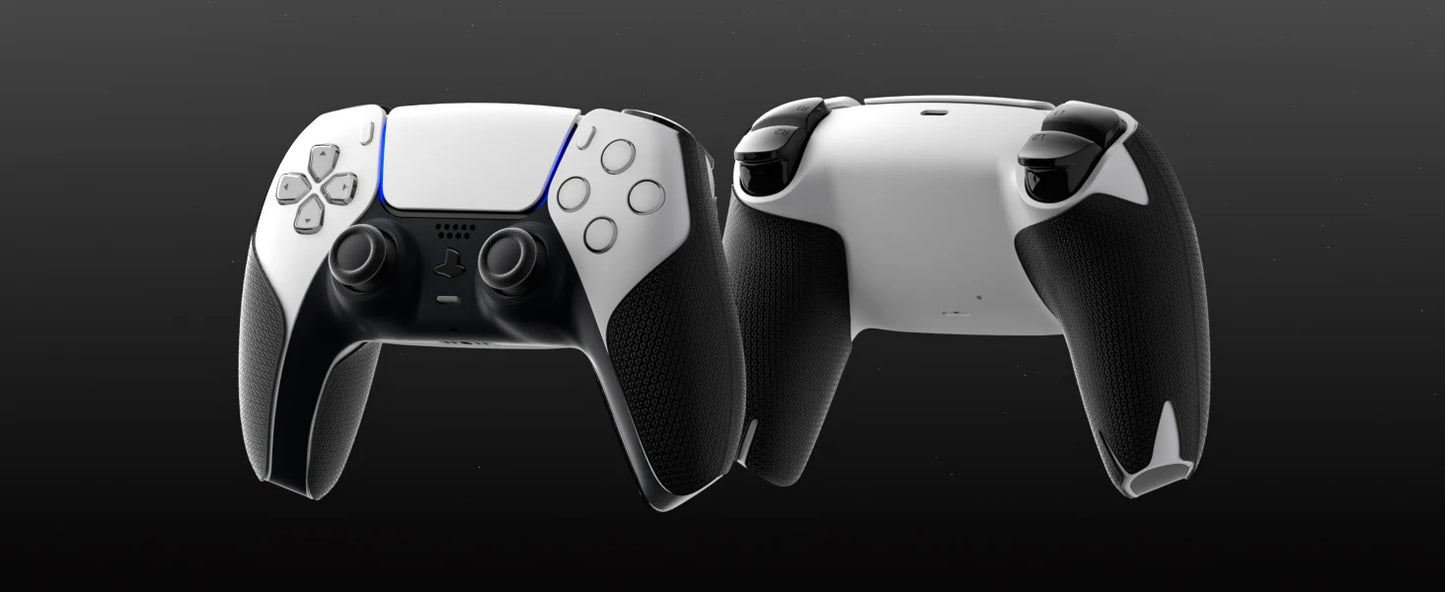 PlayVital Split Design Anti-Skid Soft Hexagonal Diamond Textures Sweat-Absorbent Premium Grip for ps5 Wireless Controller