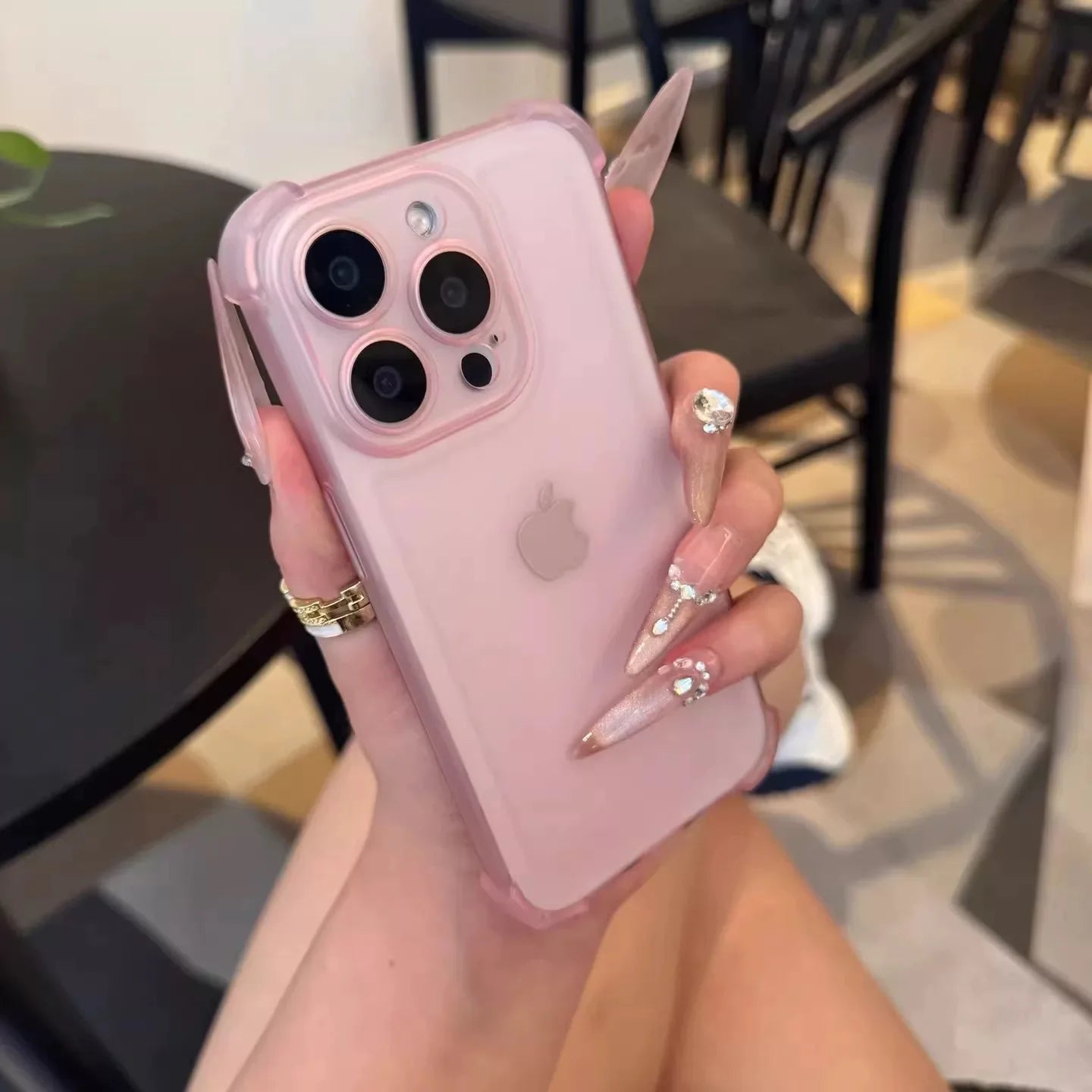 Matte Shockproof Case For iPhone 17 Air 17 Pro 16 15 14 13 12 11 Pro Max 7 8 Plus Transparent Camera Protection Ultra Thin Cover