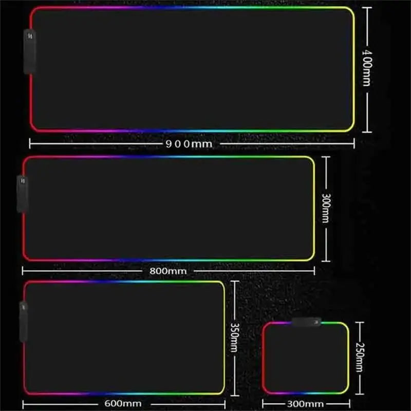Keyboards Gaming Mat Periodic Table of Elements Ergonomic Mouse Pad Rgb Big Luminescence Mousepepad Laptop Colorful Desk Mat Xxl
